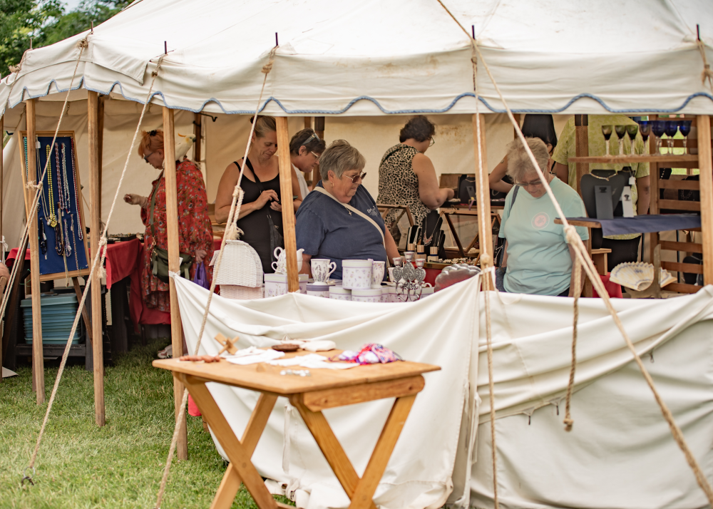 1800 century products vendor booth