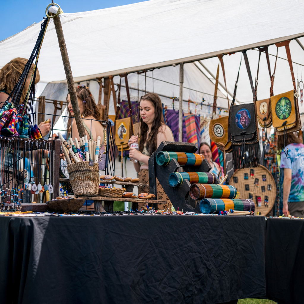 Handmade leather and artisan goods vendor