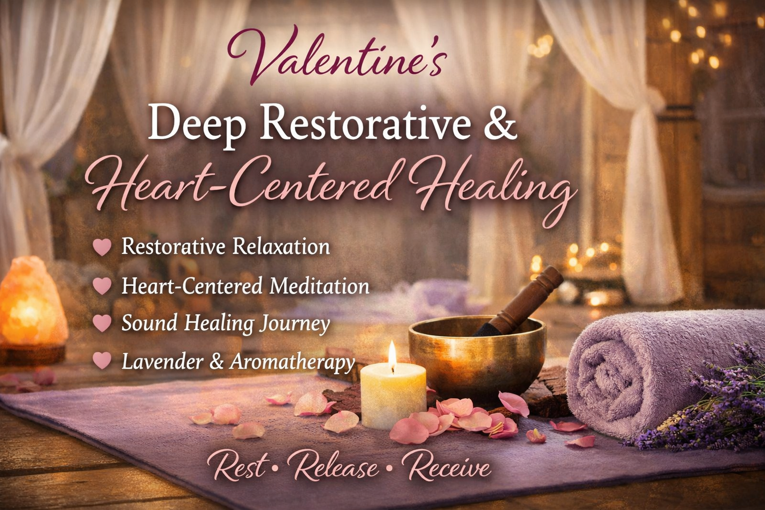Valentine's Day Deep Restorative and Heart-Centered Healing workshop